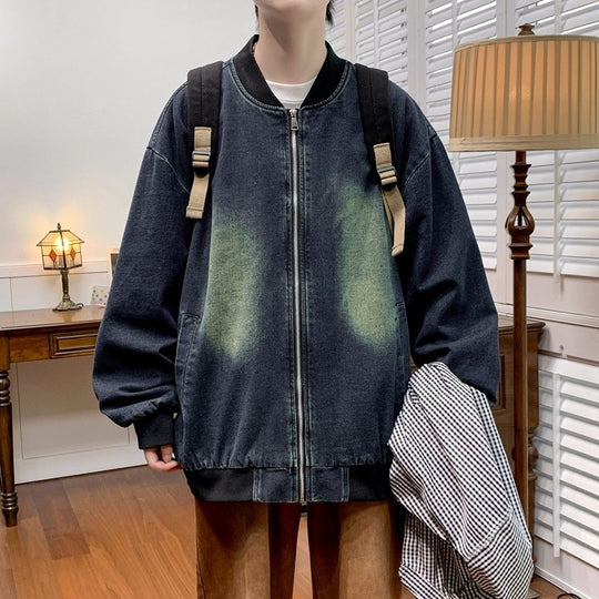 Herren entspannte Baumwolljacke im lässigen Stil EB