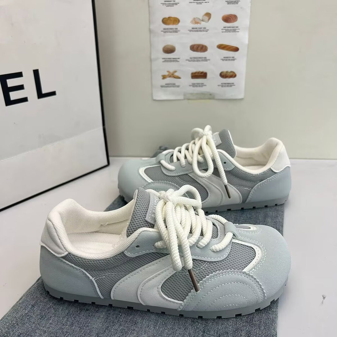 Damen Sportliche Sneakers mit atmungsaktiven Netzstrukturen und flexibler Sohle EB