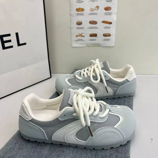 Damen Sportliche Sneakers mit atmungsaktiven Netzstrukturen und flexibler Sohle EB