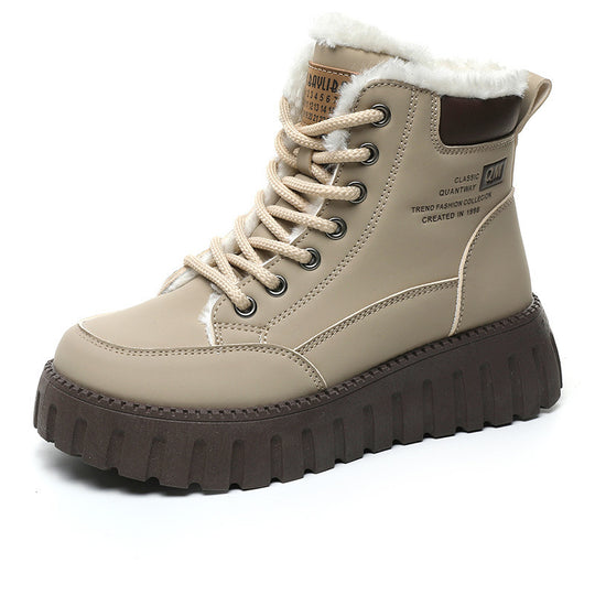 Damen Winterstiefel mit bequemem Fleece-Futter und rutschfester Sohle EB