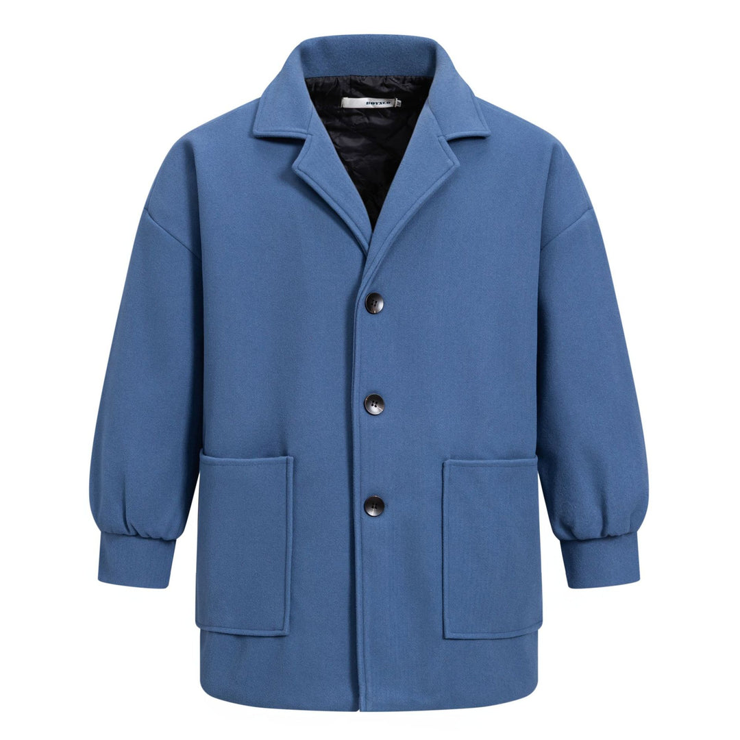 Damen Übergröße Blazerjacke mit komfortabler Passform und praktischen Taschen EB