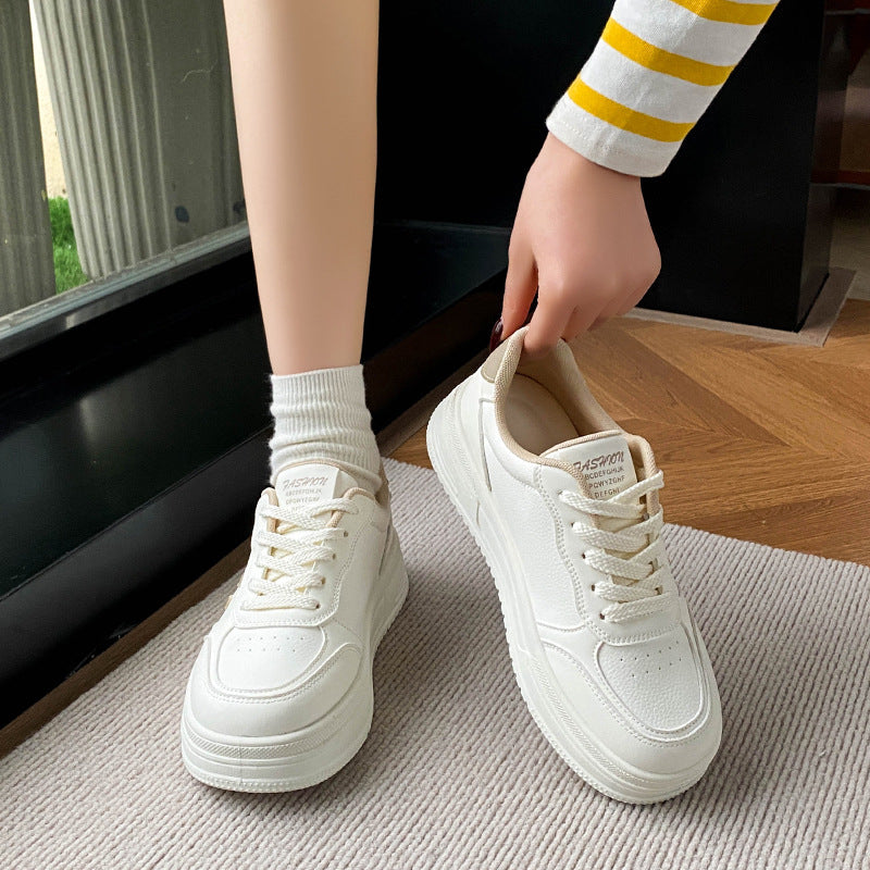 Damen Sneakers mit dicker Komfortsohle und modischem Logo EB