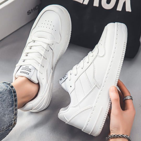 Damen modische Sneakers mit erhöhtem Sohlenprofil und sportlichem Design EB