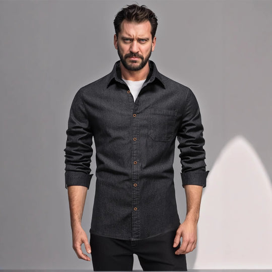 Herren Denim Hemd EB