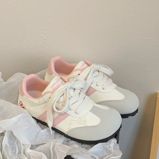 Damen Sportliche Sneakers mit verspieltem Design und atmungsaktivem Material EB