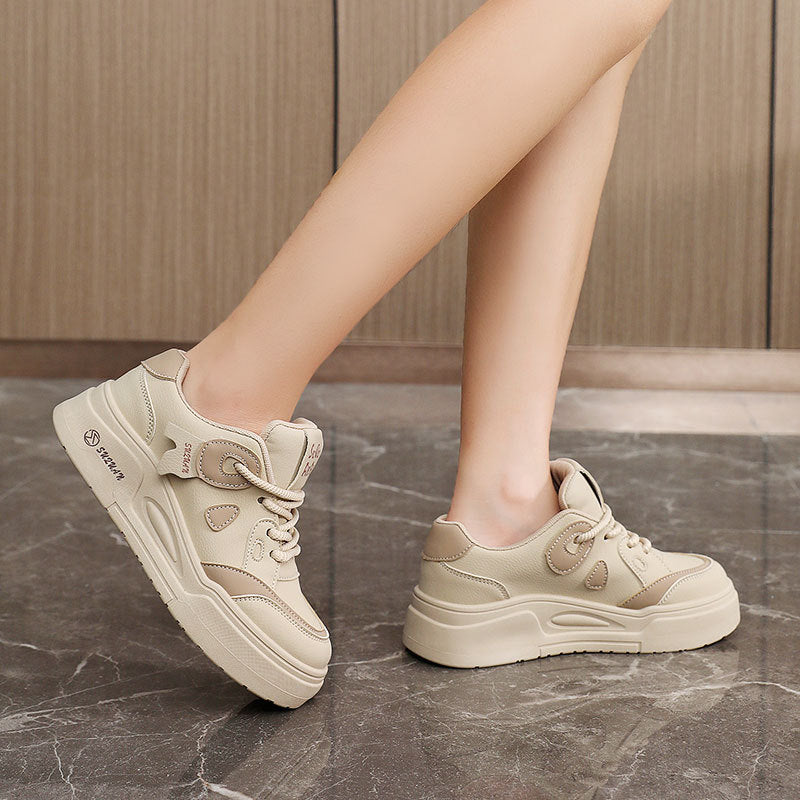 Damen Chunky Sneakers mit modischen Akzenten und bequemer Dämpfung EB