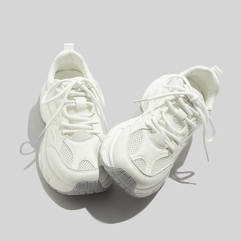 Damen Lauf-Sneaker mit atmungsaktivem Mesh-Obermaterial und stoßdämpfender Sohle EB