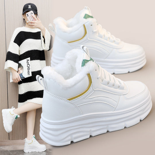Damen High-Top Sneakers mit warmem Innenfutter und dämpfender Sohle EB