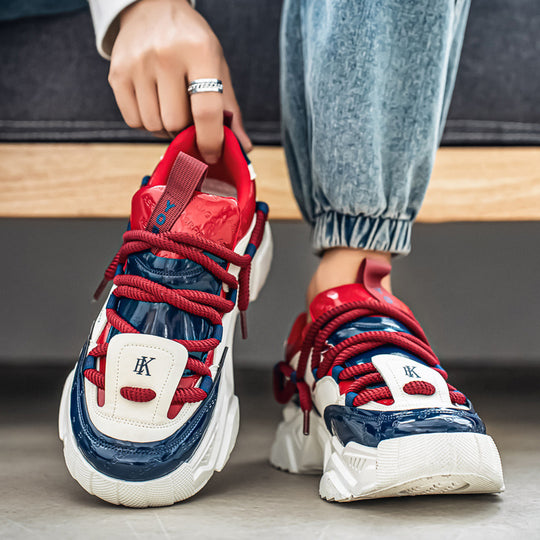 Damen Sportliche Chunky Sneakers mit innovativem Dämpfungssystem und stabiler Sohle EB