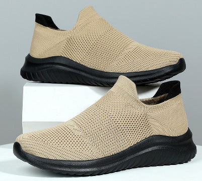 Damen Atmungsaktive Slip-On Sneakers mit stoßdämpfender Sohle EB