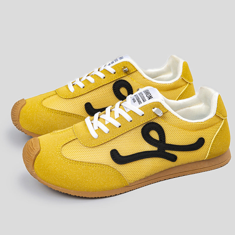 Damen Sportliche Sneakers mit atmungsaktiver Mesh-Oberfläche und rutschfester Sohle EB