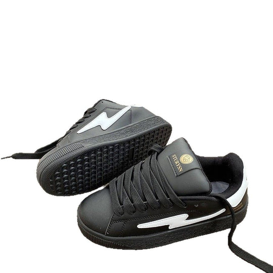 Damen Sneakers mit hochwertiger Lederoberfläche und strapazierfähiger Sohle EB