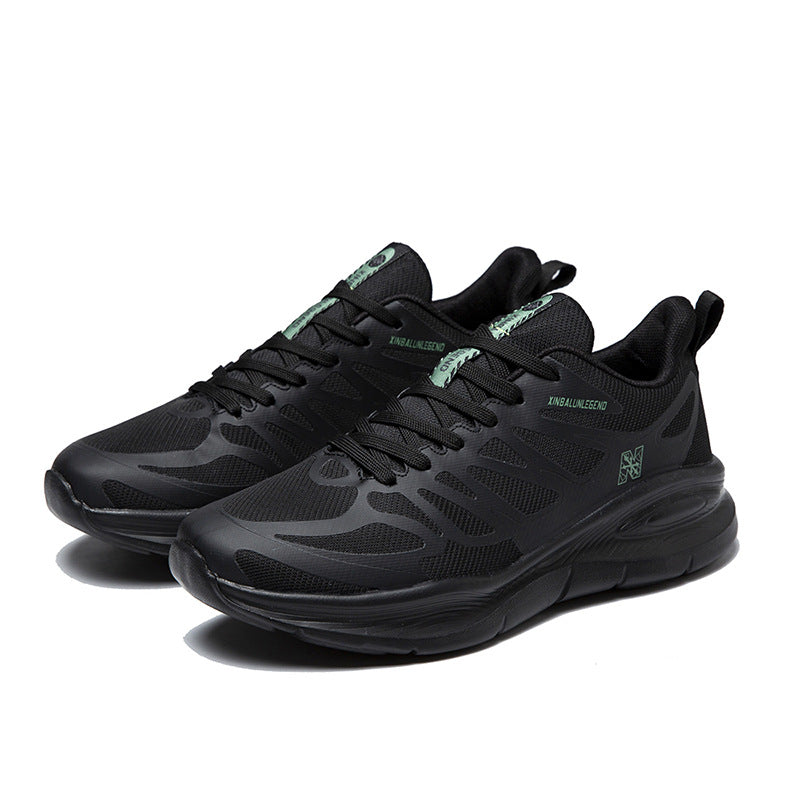 Damen Hochdämpfende Sport-Sneaker mit atmungsaktivem Mesh-Obermaterial EB