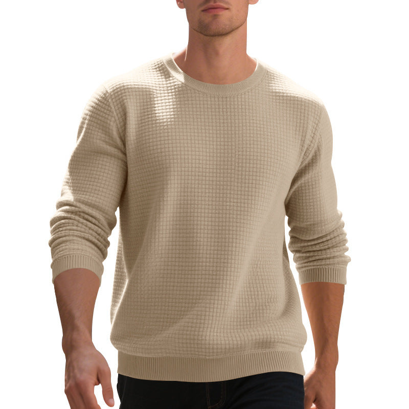Herren Strickpullover mit strukturiertem Design und optimaler Passform EB