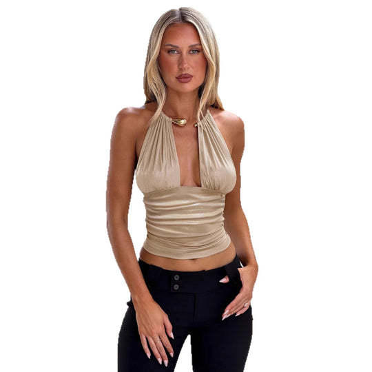Damen Glamouröser Tanktop EB