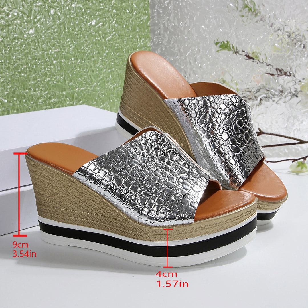 Damen Keil Sandalen EB