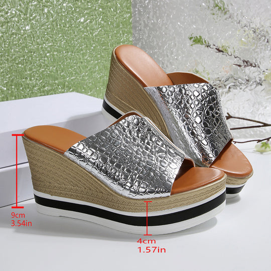 Damen Keil Sandalen EB