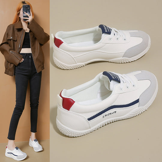 Damen sportliche Sneakers mit atmungsaktivem Obermaterial und flexiblem Sohlenprofil EB