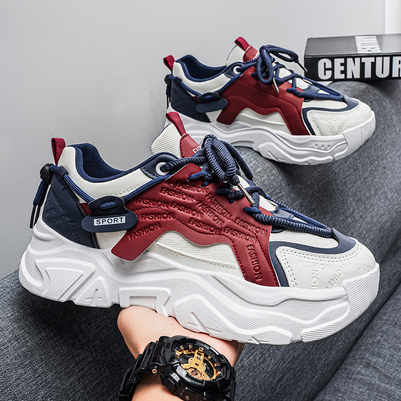 Damen Chunky Fashion Sneakers mit sportlichem Design und atmungsaktivem Obermaterial EB