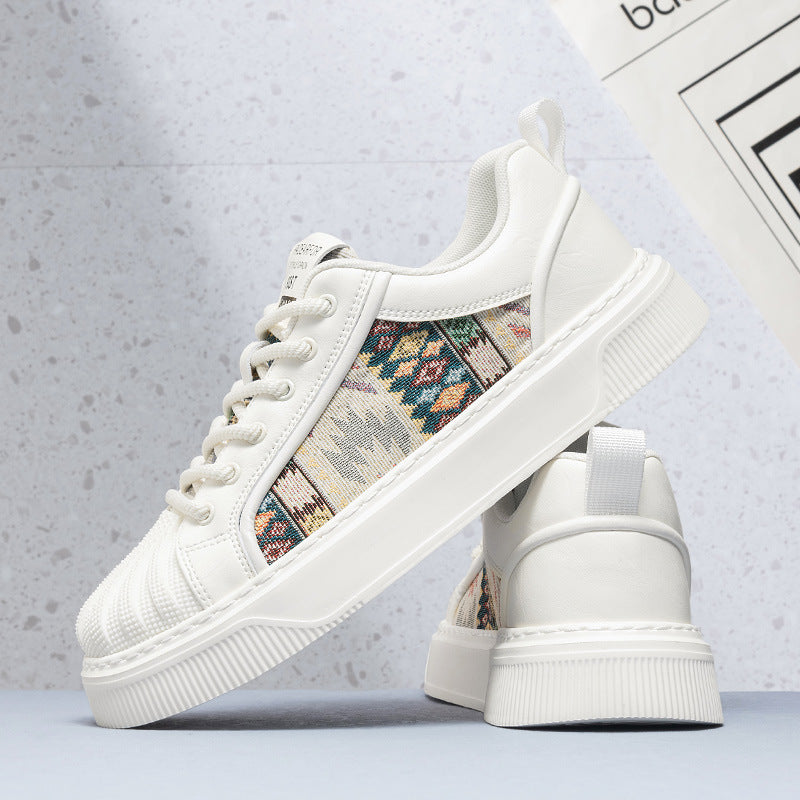 Damen Stylische Sneakers mit einzigartigem Ethno-Muster EB
