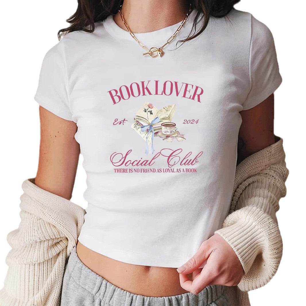 Damen T-Shirt mit künstlerischem Katzenmotiv EB