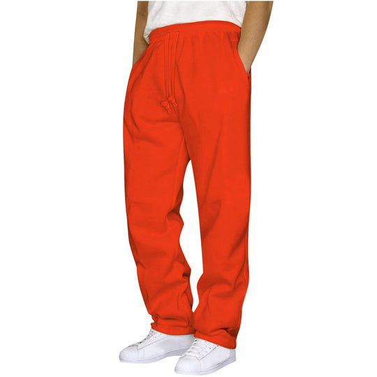 Damen nan ungekürzte Relax-Freizeithose mit hohem Komfortbund, innenliegendem Kordelzug und seitlichen Eingrifftaschen EB