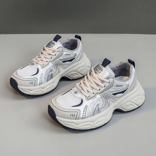Damen trendige Sneakers mit sportlichem Design und atmungsaktiven Eigenschaften EB