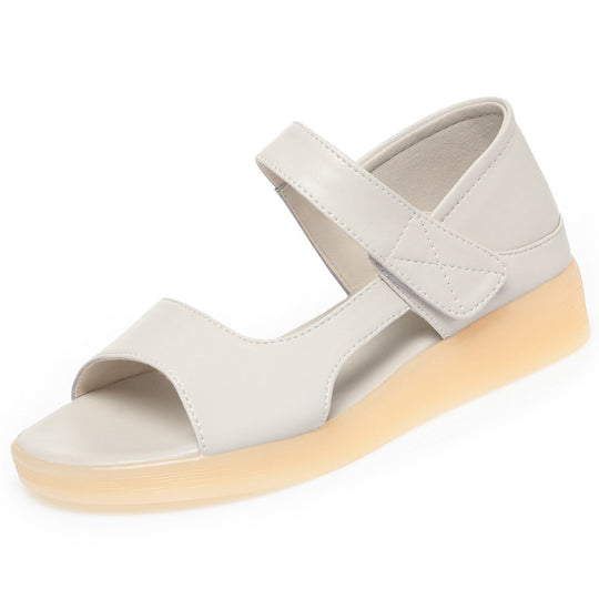 Damen Komfortable Sandalen mit verstellbarem Fesselriemen und rutschfester Sohle EB
