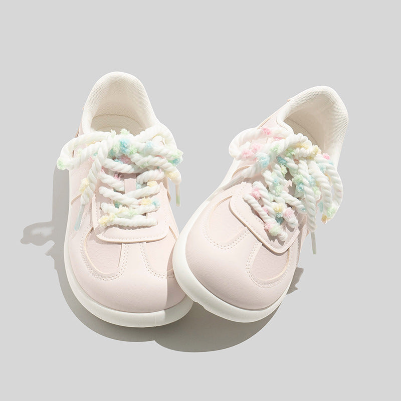 Damen Sneaker mit einzigartiger Blumendekoration und flexibler Komfortsohle EB