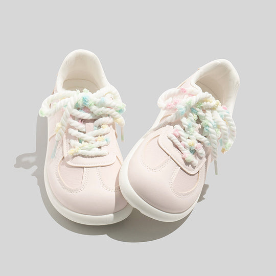 Damen Sneaker mit einzigartiger Blumendekoration und flexibler Komfortsohle EB