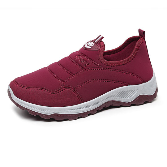 Damen Bequeme Slip-On Laufschuhe EB