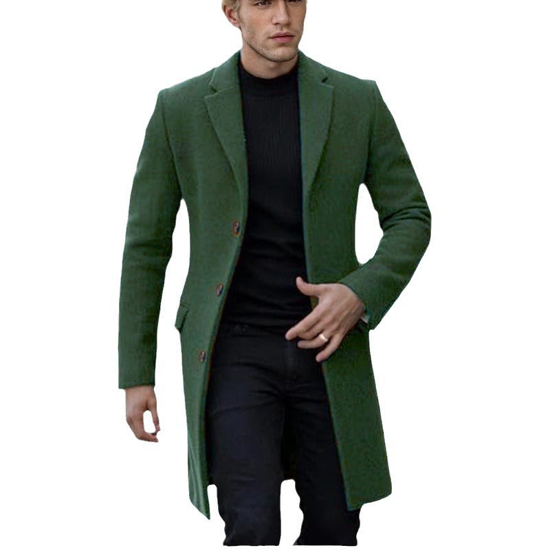 Herren eleganter einfacher Mantel EB