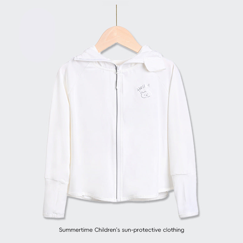 Damen UV-Schutzjacke mit Kapuze und weichem Material EB
