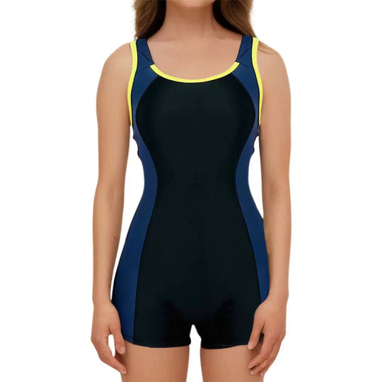 Damen Sportlicher Schwimmanzug mit integriertem Bustier EB