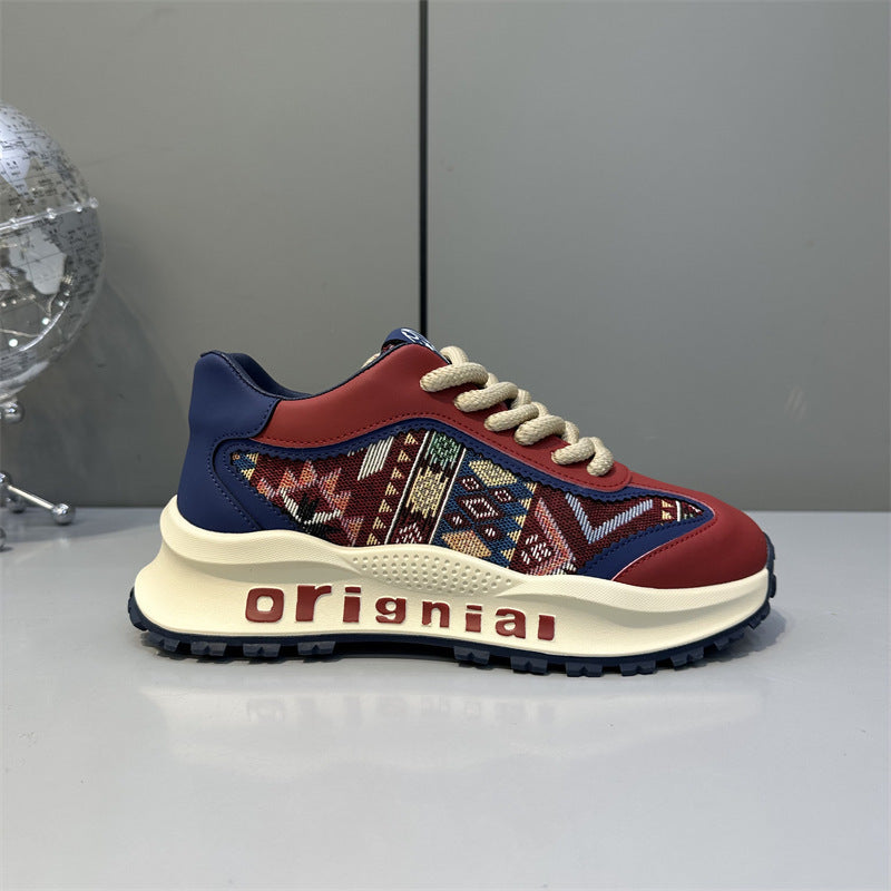 Damen Sportliche Sneakers mit einzigartigem geometrischen Muster EB