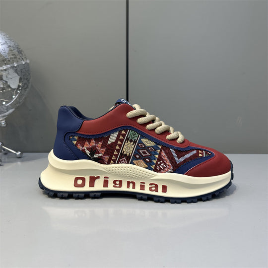 Damen Sportliche Sneakers mit einzigartigem geometrischen Muster EB