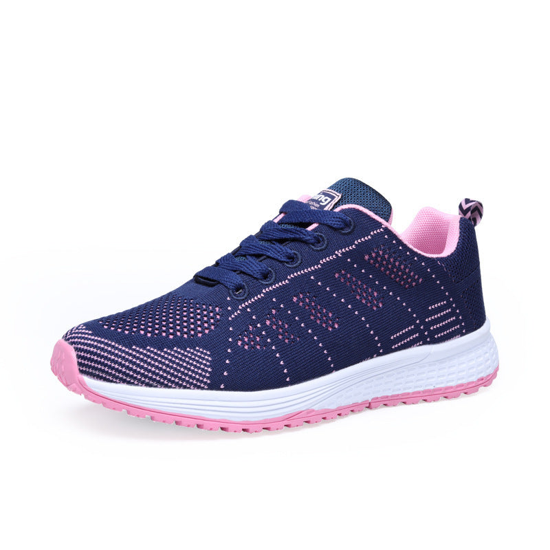 Damen Sportliche Laufschuhe mit atmungsaktiver Oberflächenstruktur und rutschfester Sohle EB