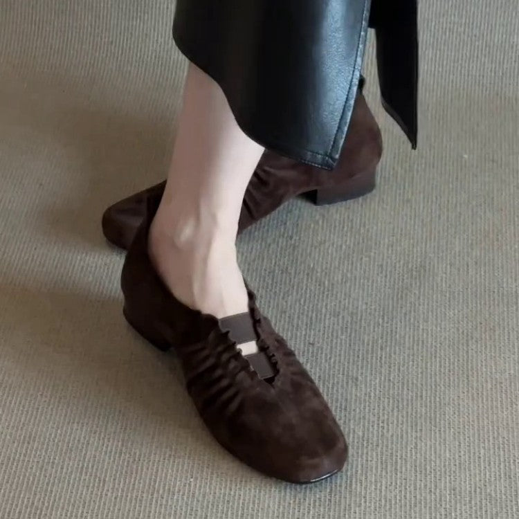 Damen klassische Mokassins mit weichem Innenfutter und modischem Schnürdesign EB