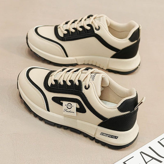 Damen sportliche Sneakers mit rutschfester Sohle und gepolstertem Innenleben EB