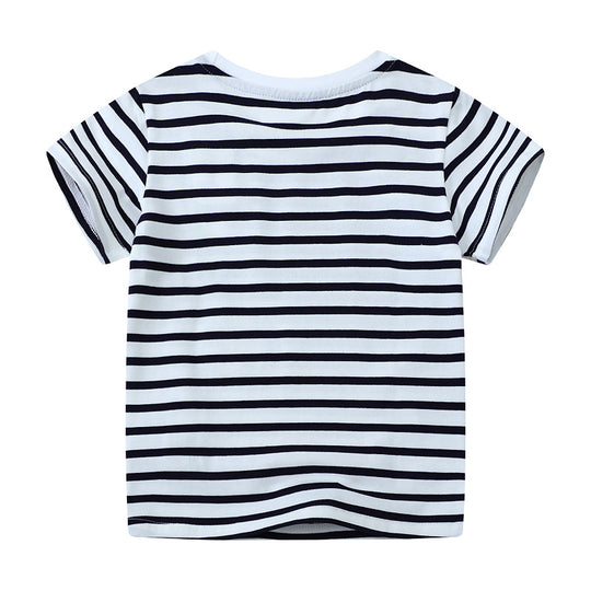 Jungen T-Shirt mit lebhaften Krabbenmotiven EB