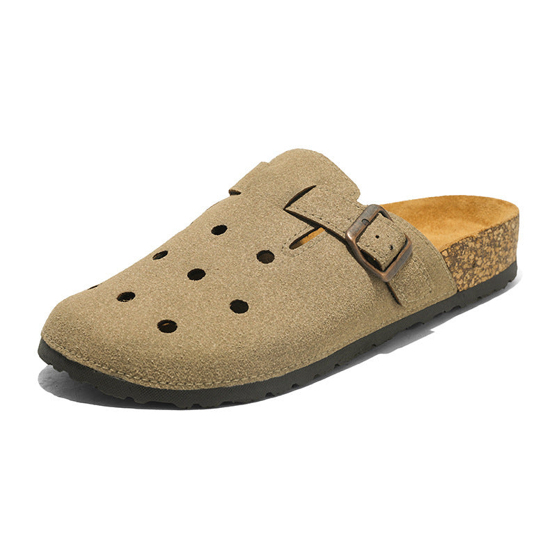 Damen Komfortable Clogs mit verstellbarem Riemen und atmungsaktiver Oberflächenstruktur EB