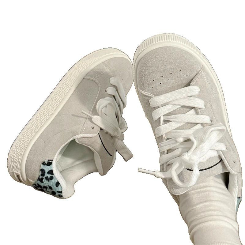 Damen Sneakers aus hochwertigem Wildleder mit modischem Design und bequemer Dämpfung EB