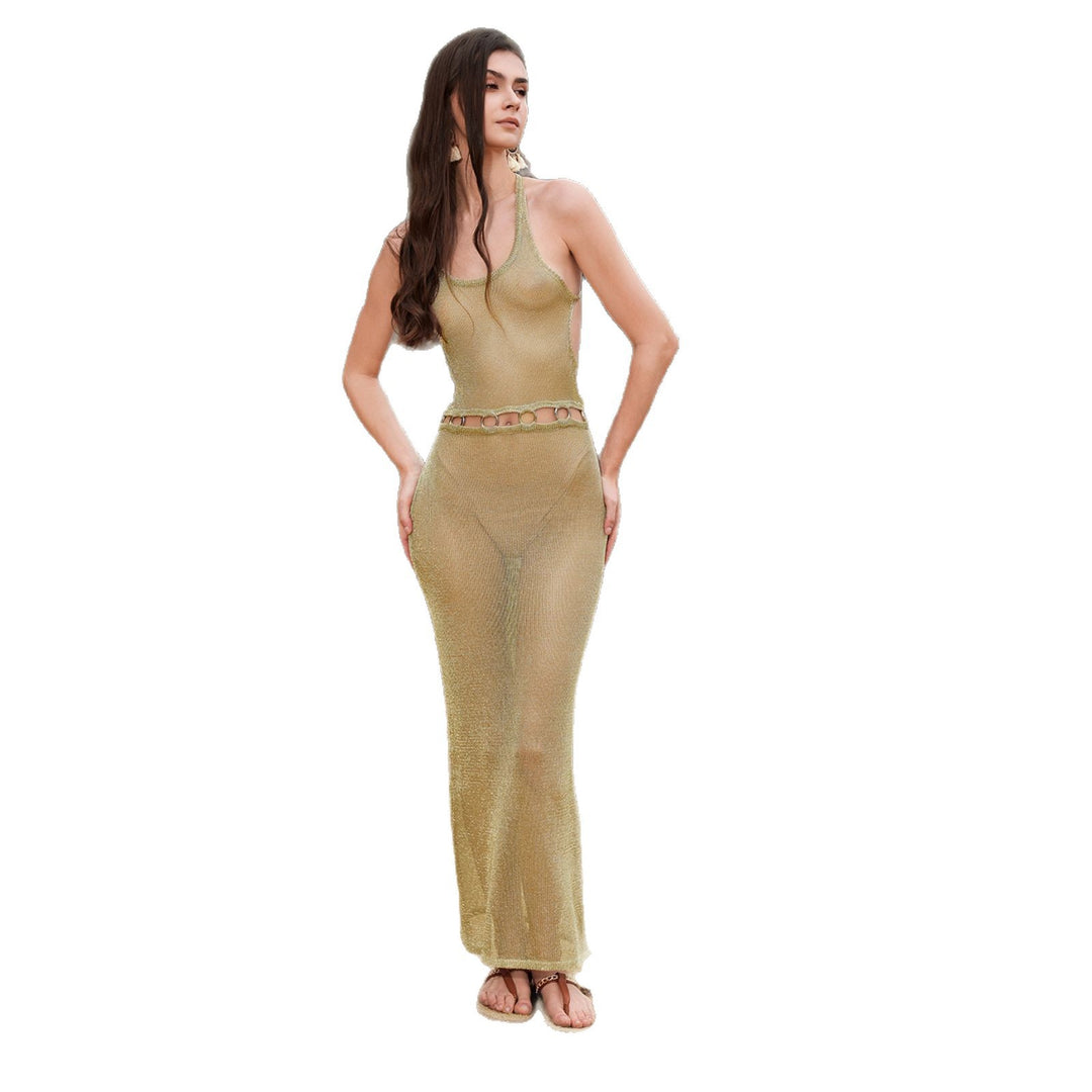Damen Elegant gehäkeltes Minikleid EB