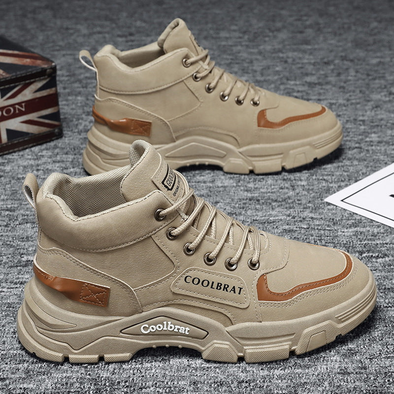 Damen Sportliche High-Top Sneakers mit Wärmeisolierung und rutschfester Sohle EB