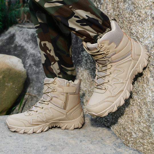 Herren multifunktionale Freizeitstiefel mit hohem Knöchelschutz und rutschfester Sohle EB