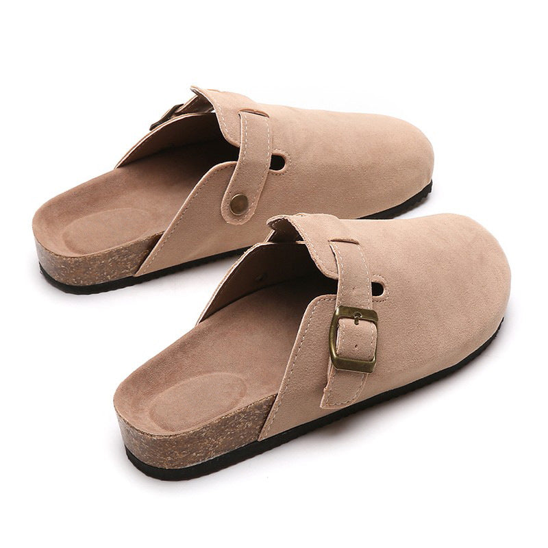 Damen Komfortable Clogs mit verstellbarem Riemen EB