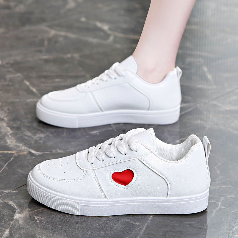 Damen Sneakers mit Herzdetails und komfortabler Dämpfung EB