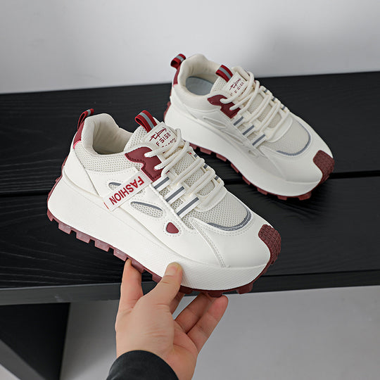 Damen Sportliche Chunky Sneakers mit dämpfendem Profil und atmungsaktiver Obermaterialstruktur EB
