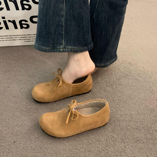Damen Bequeme Clogs mit Satinband EB