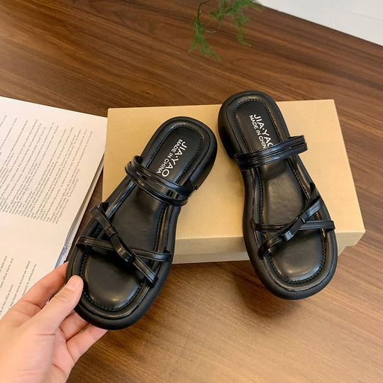 Damen modische Riemchensandalen im eleganten Design EB